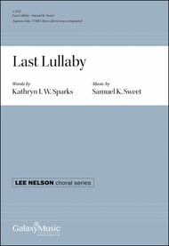 Last Lullaby TTBB choral sheet music cover Thumbnail